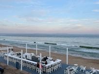 The beachside lounge