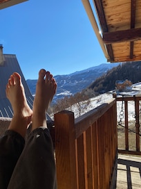 Entspannung in der winterlichen Sonne