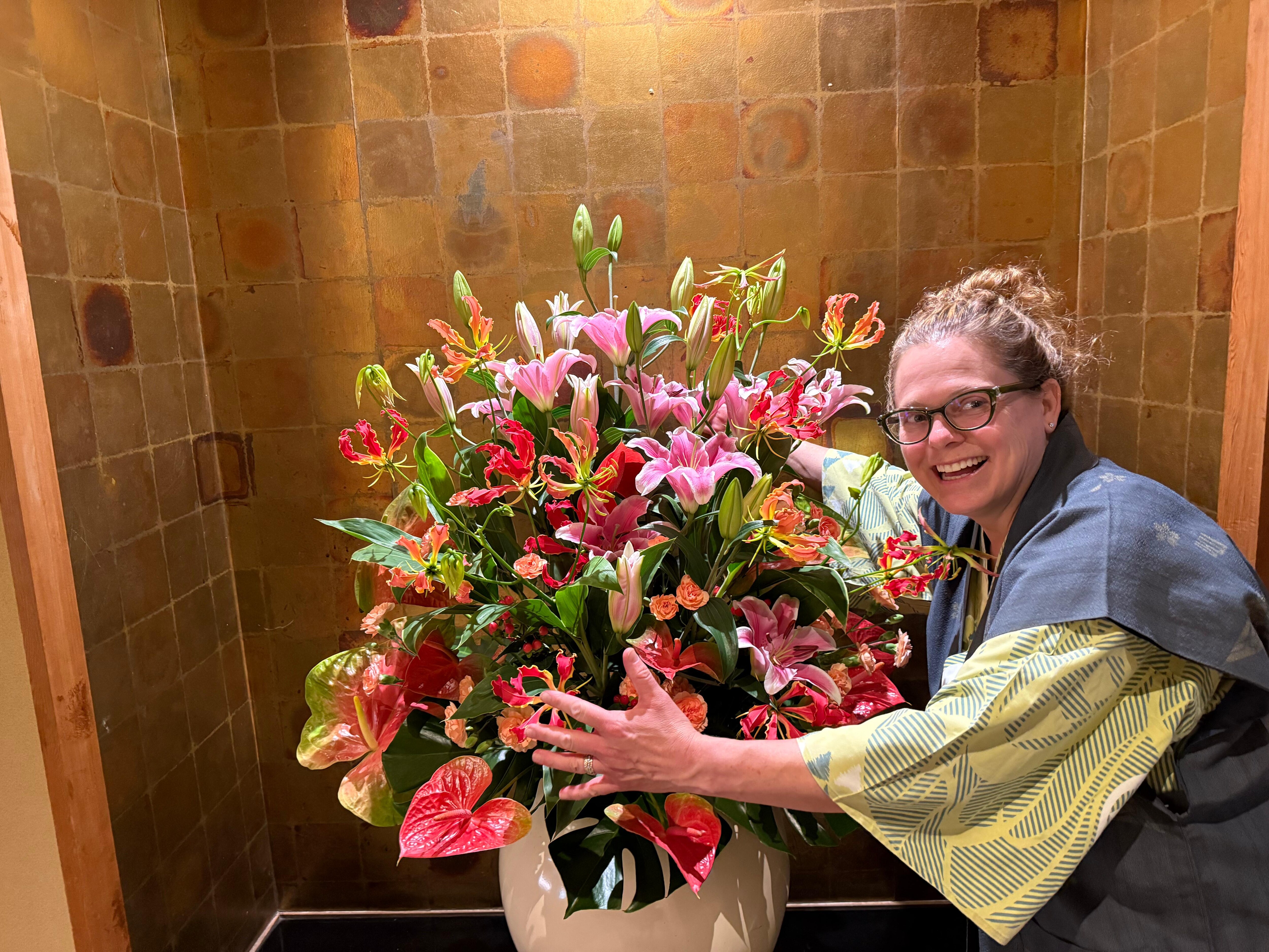 Fresh flowers.