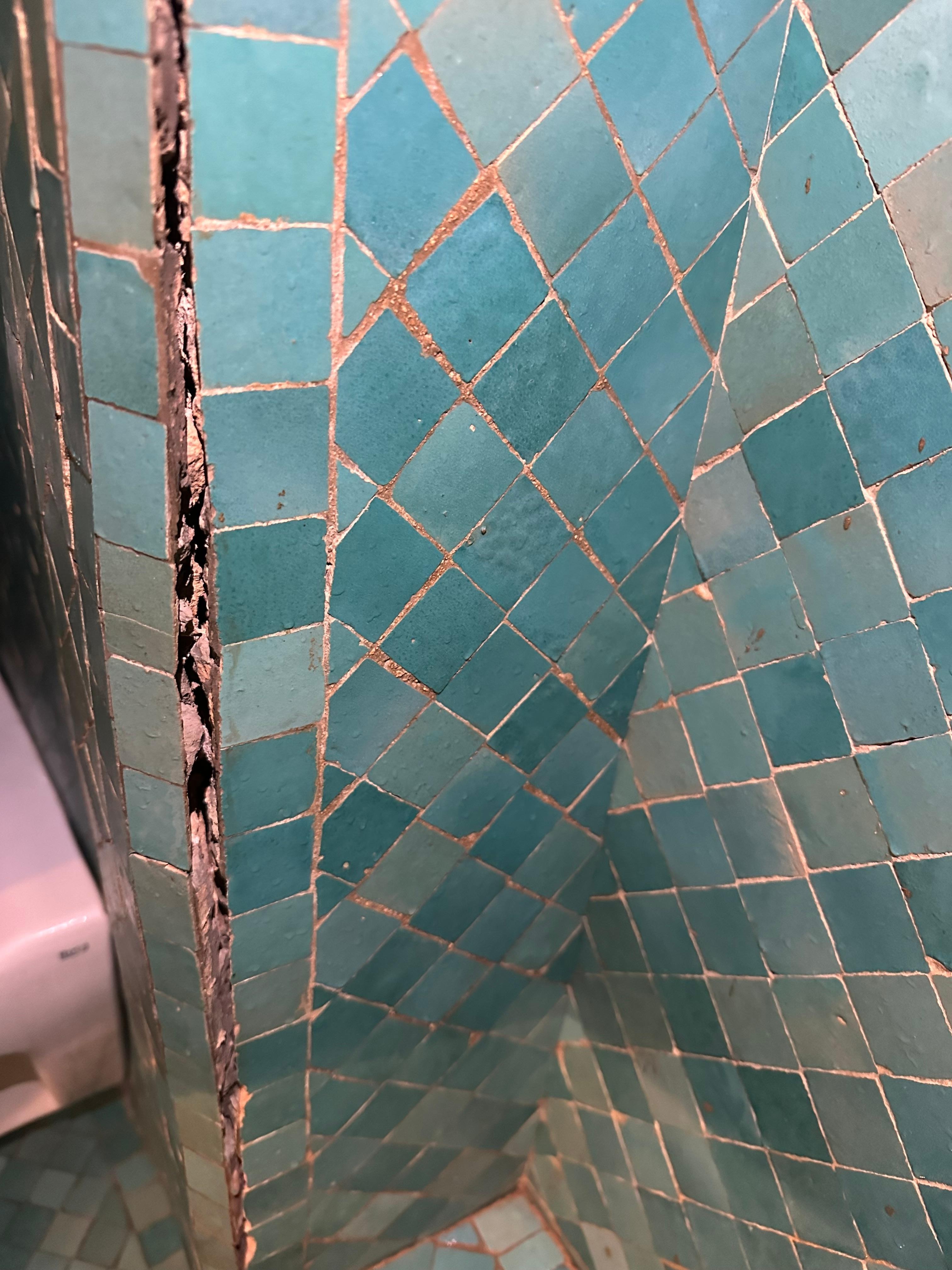 Molded wall cracking the plaster 