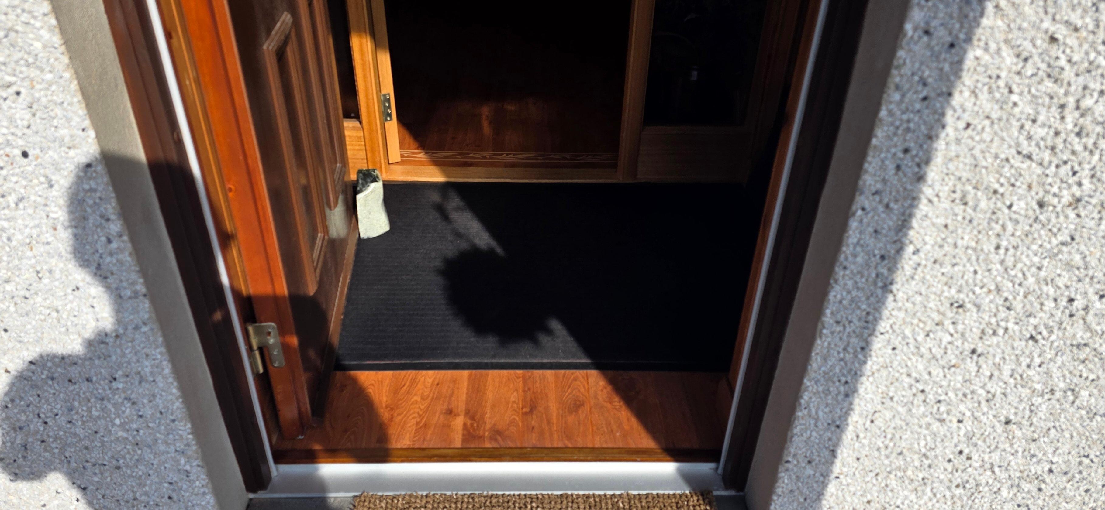 First impressions - A spotless entrance to the property goes a long way.