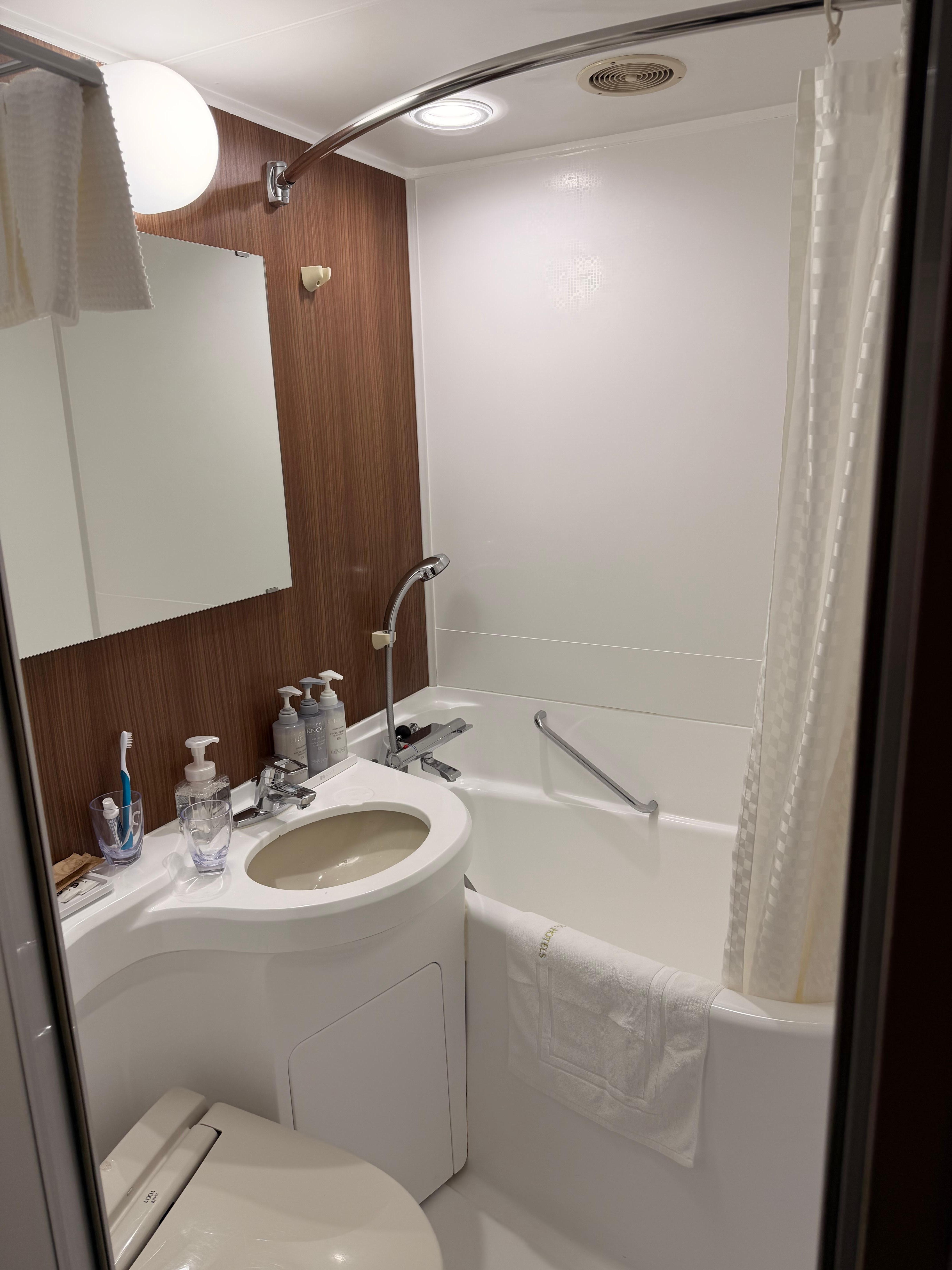 The bathtub is about three feet deep and the water is HOT. Soaked for an hour 