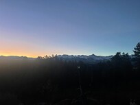 View from the hot tub