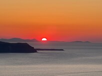 A wonderful sunset view from the terrace.