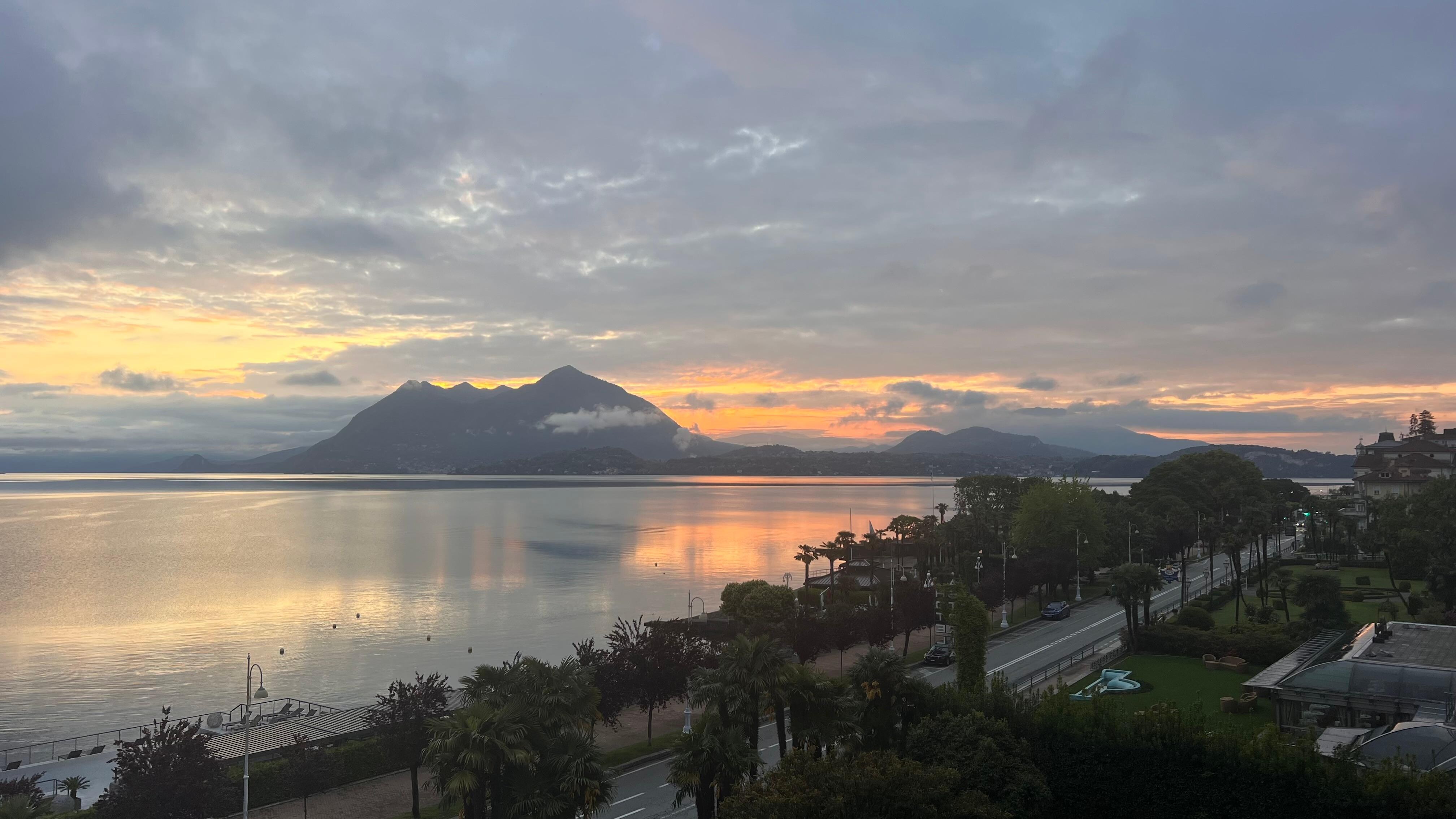 Lever du soleil depuis la chambre 