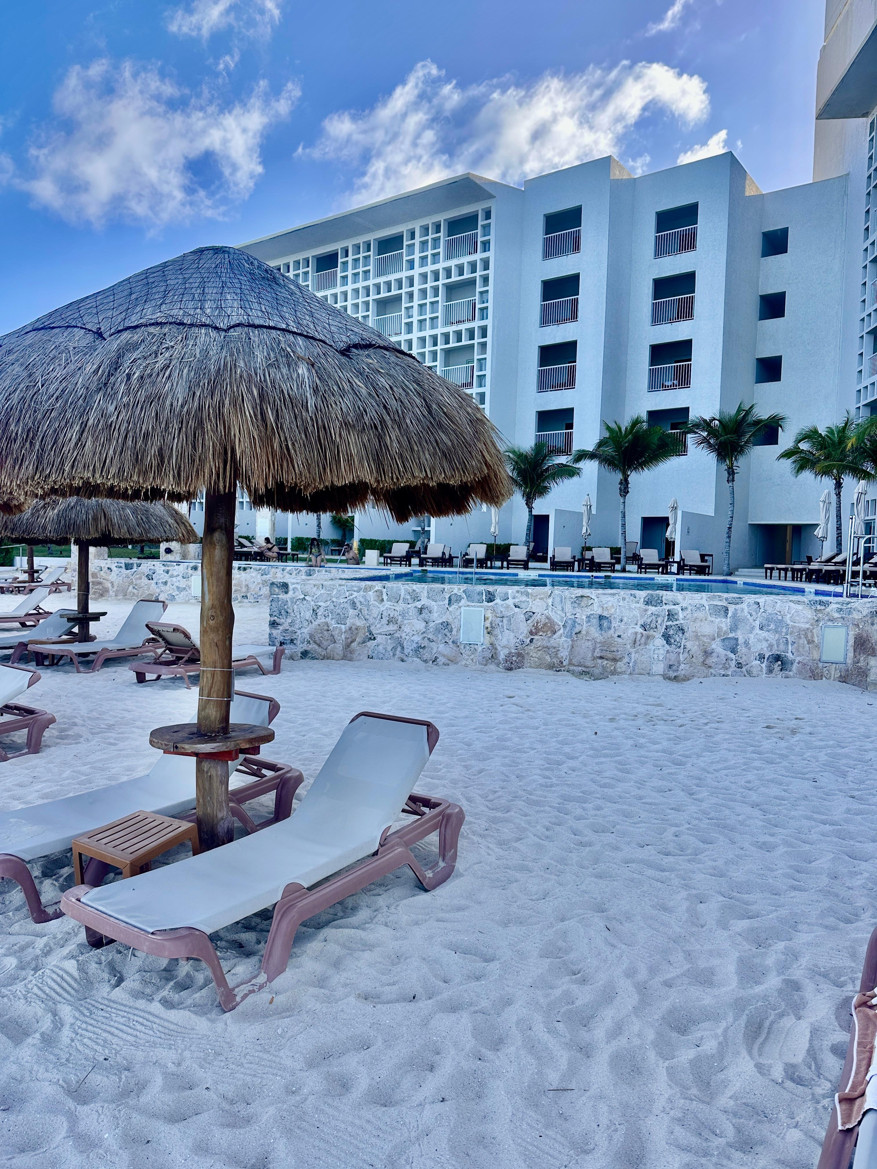 View from the beach chairs 