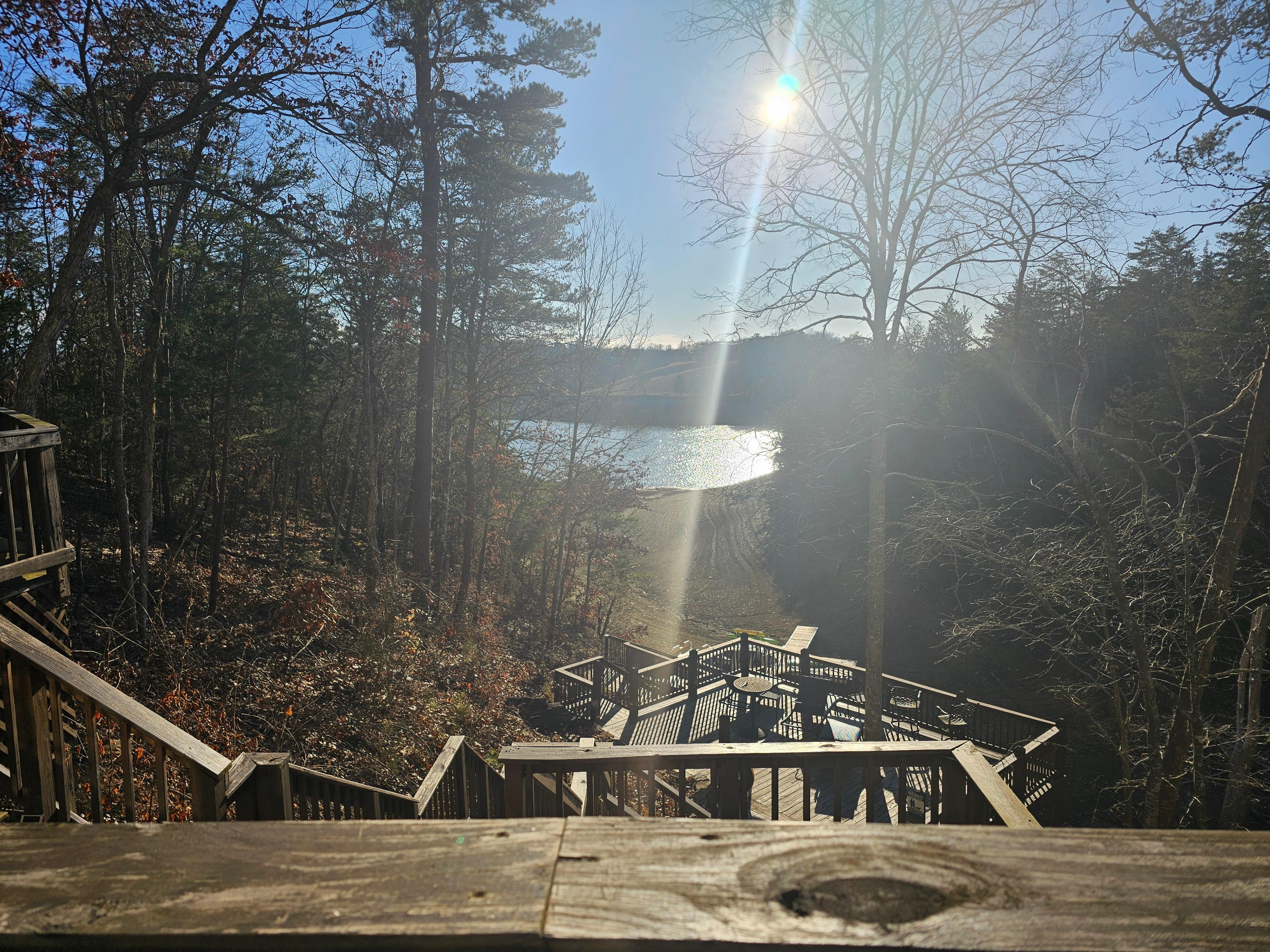 Our view the day we arrived