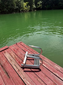 Broken ladder and rotting dock