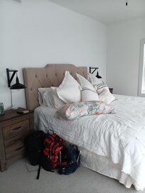 Master bedroom comfy big bed
