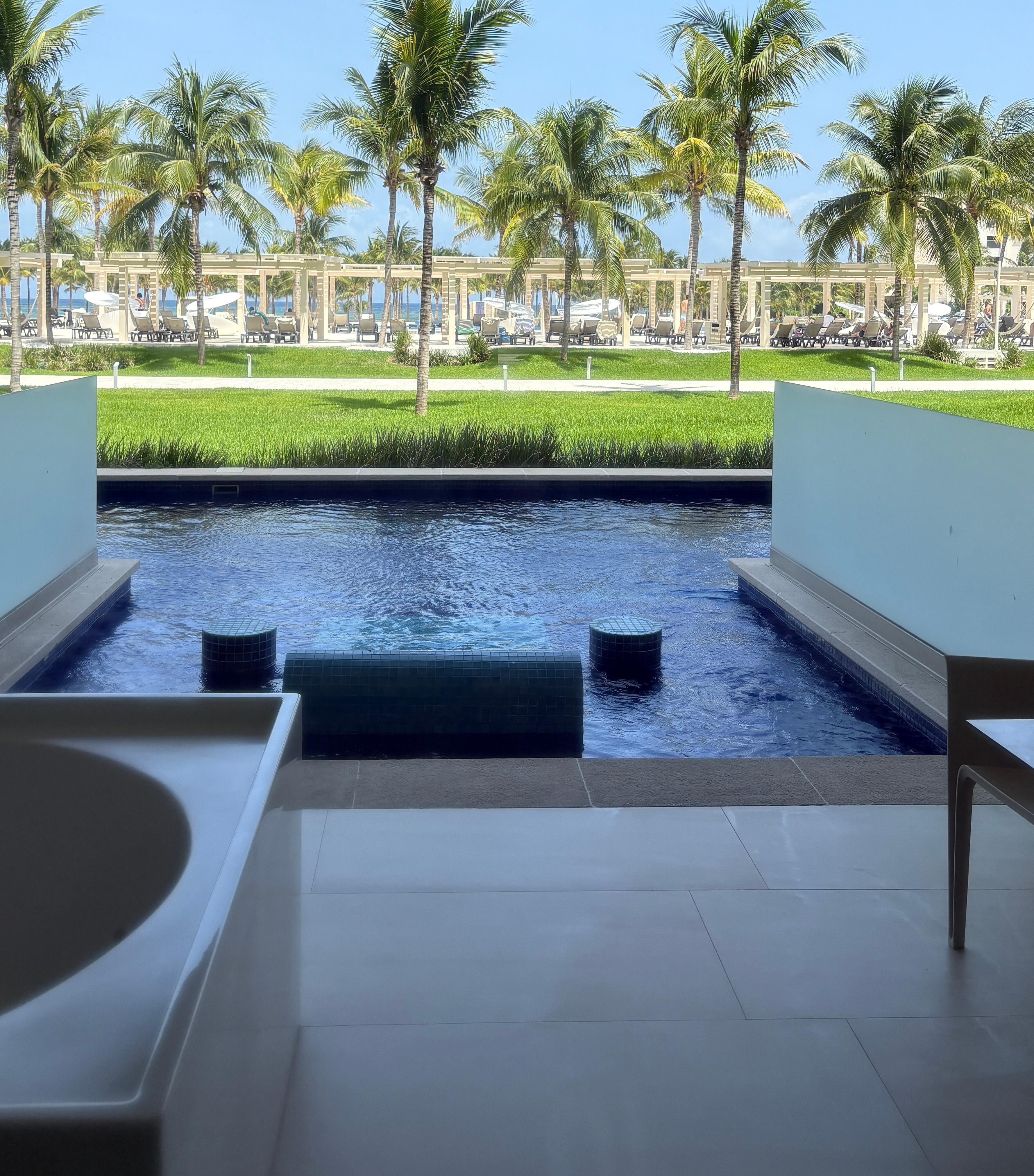 View from our swim up suite