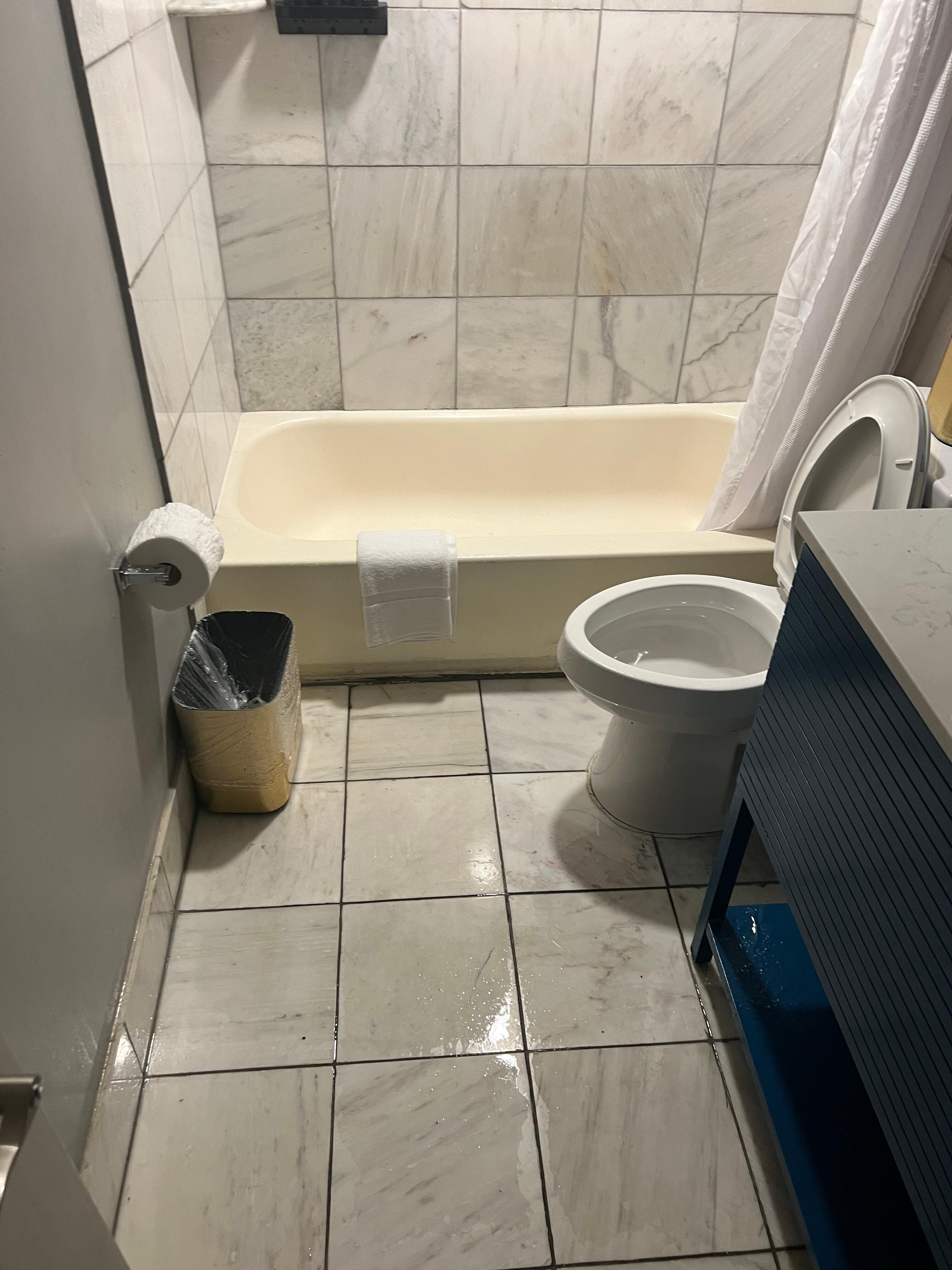 Not usable bathroom 