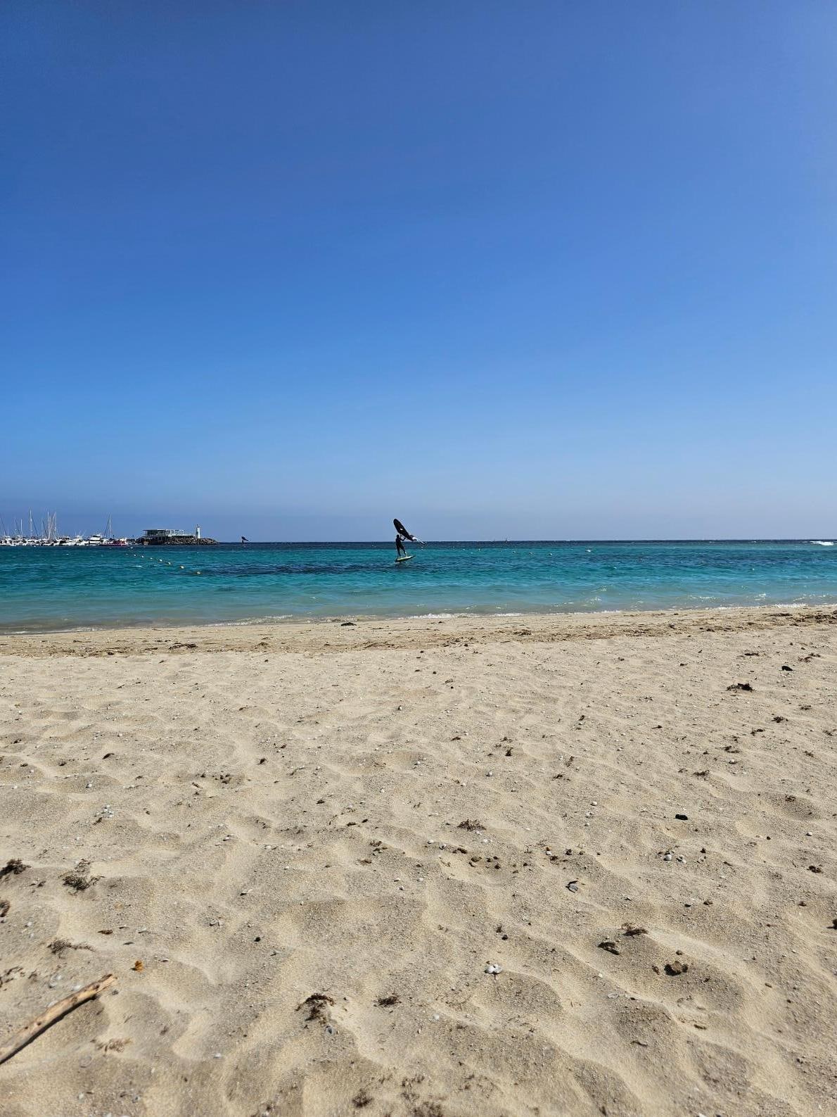Strand direkt vor dem Hotel