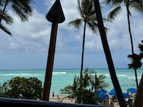 View from table at Dukes
