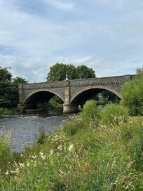 Bridge over the river, just outside our accommodation.