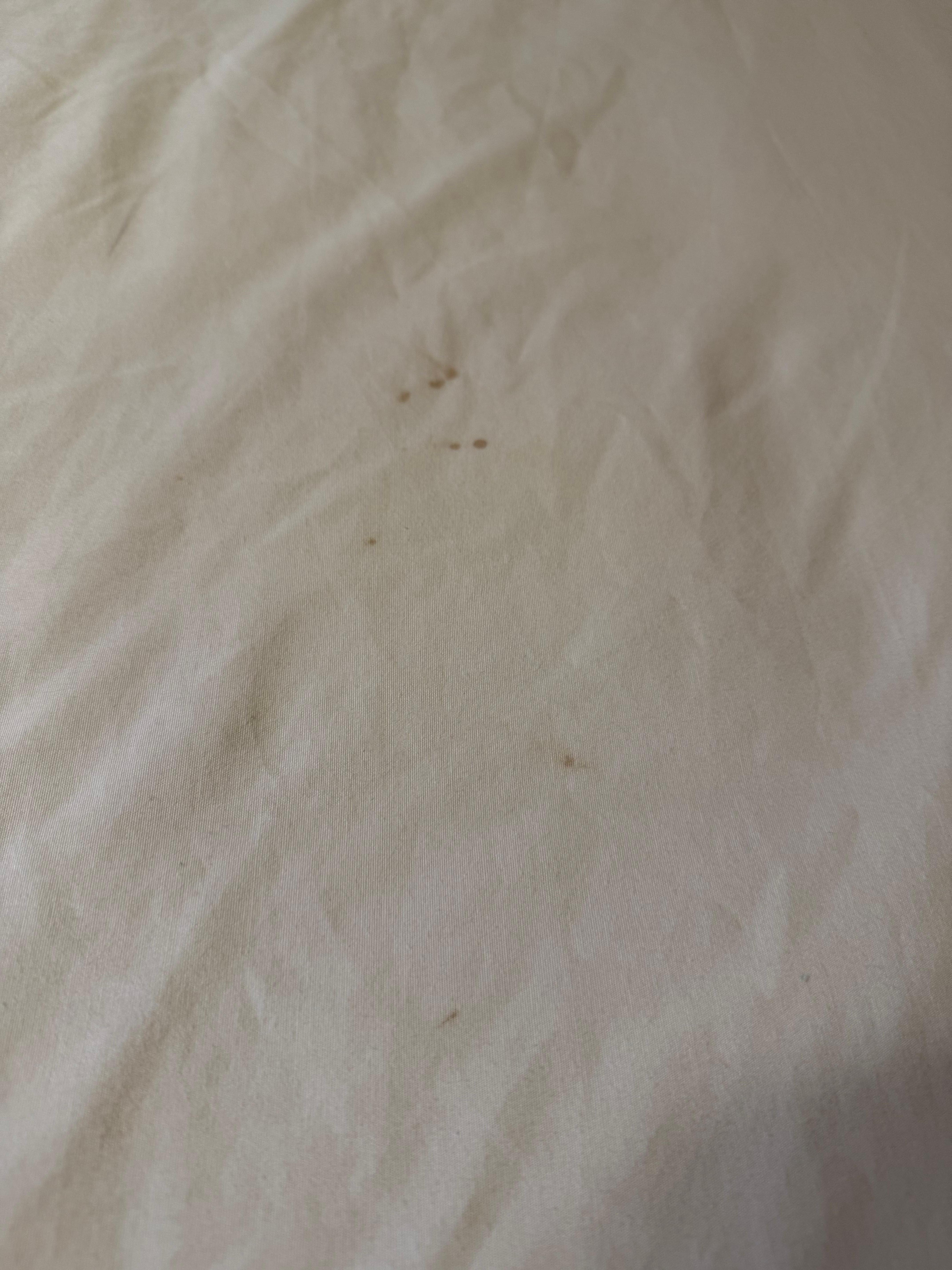Bio stains on sheets