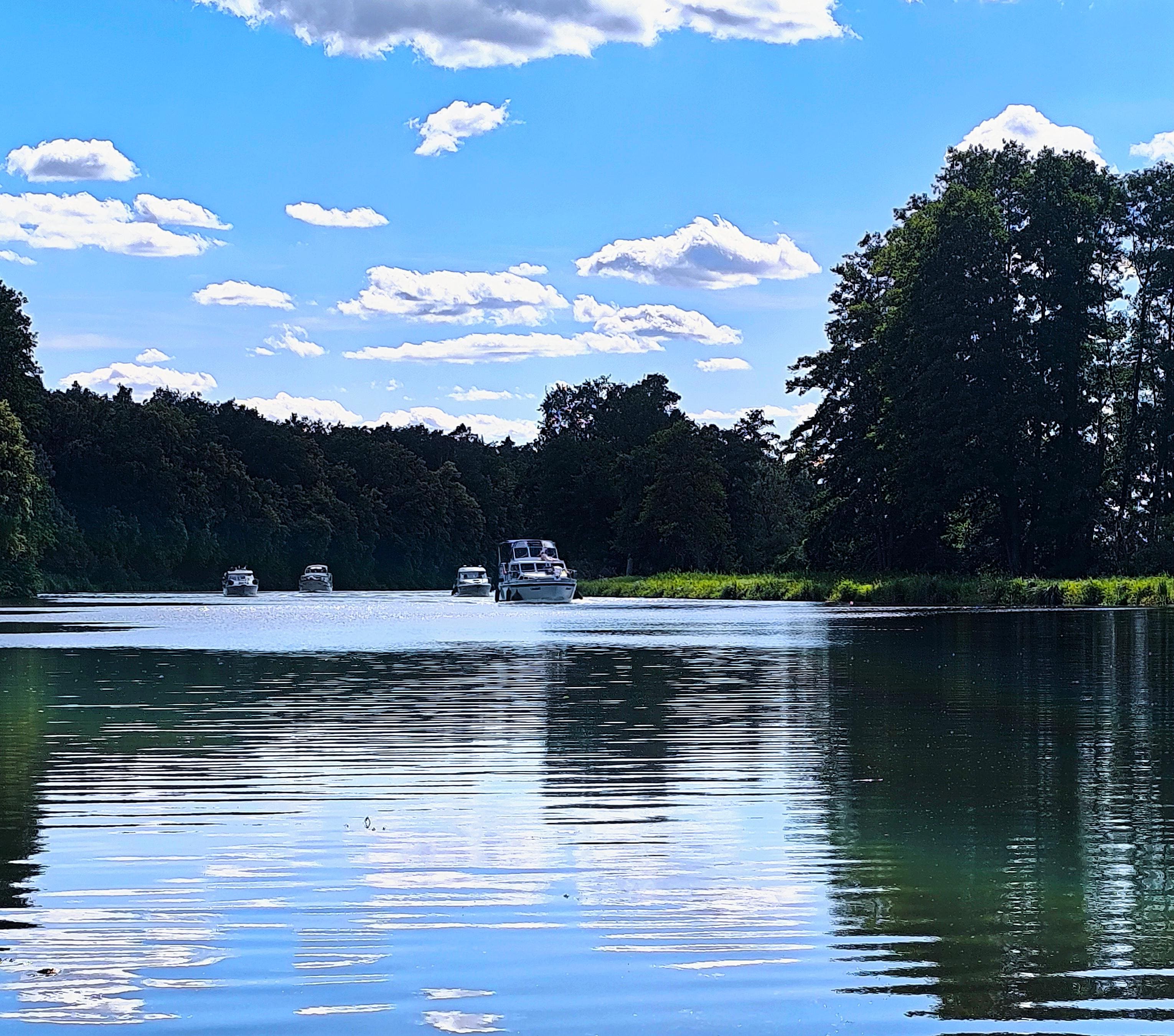 Viele Boote,nette Menschen