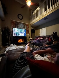 Room for everyone during movie night