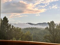 Smoke on the mountain.