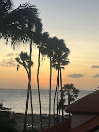 First sunset from our patio