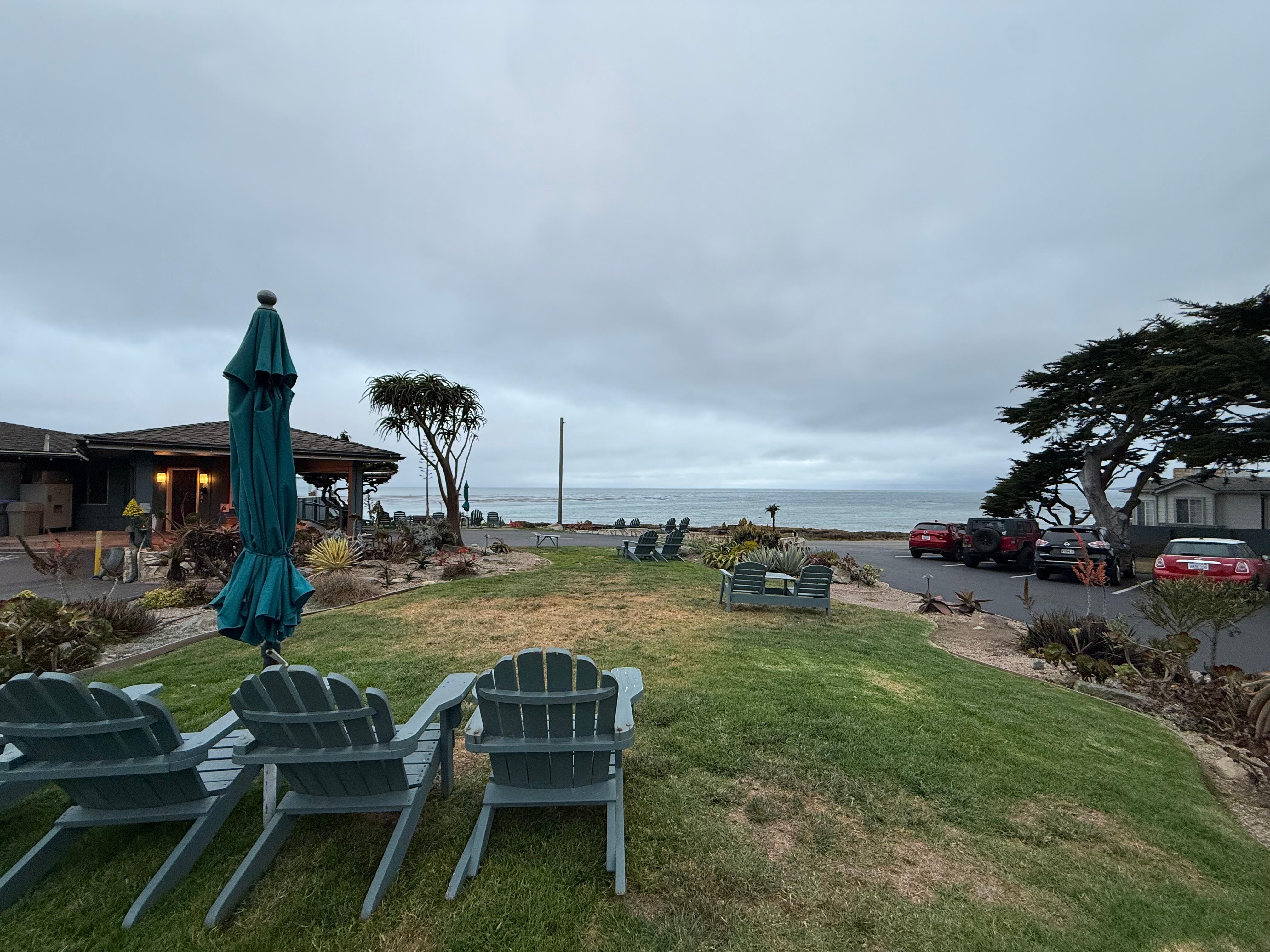 View from the center of property. 
