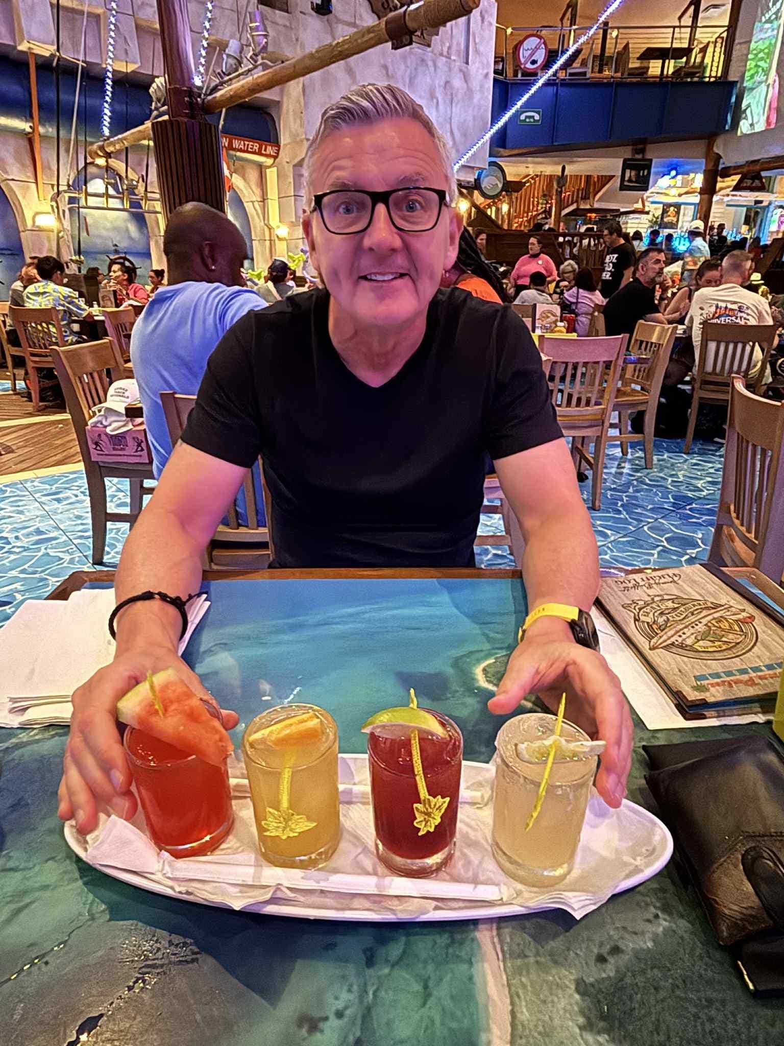 Drinks at Magaritaville.