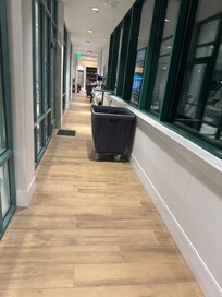 Blocked hallway