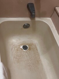 Unusable shower/tub