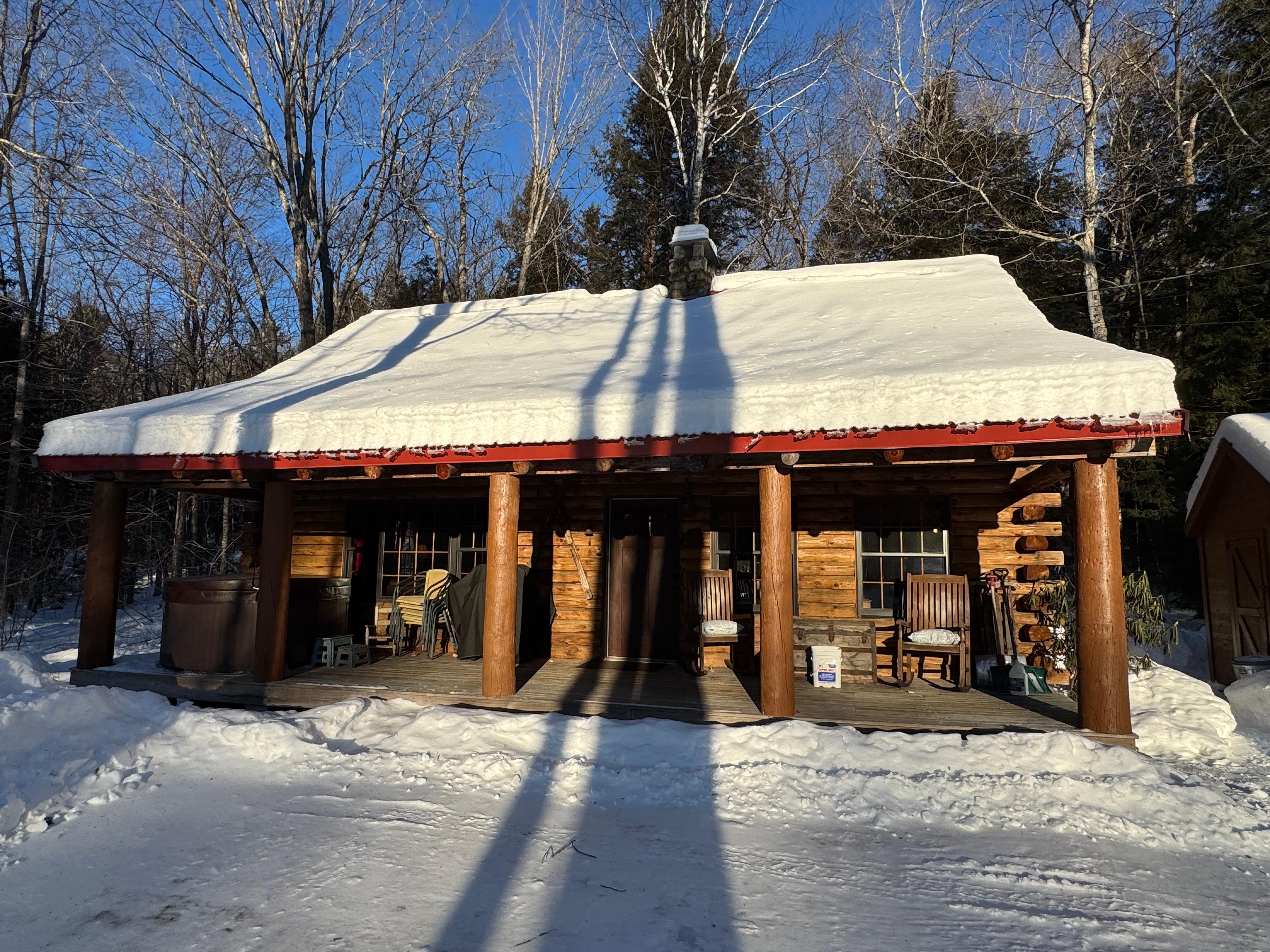 Sun drenched house upon arrival.