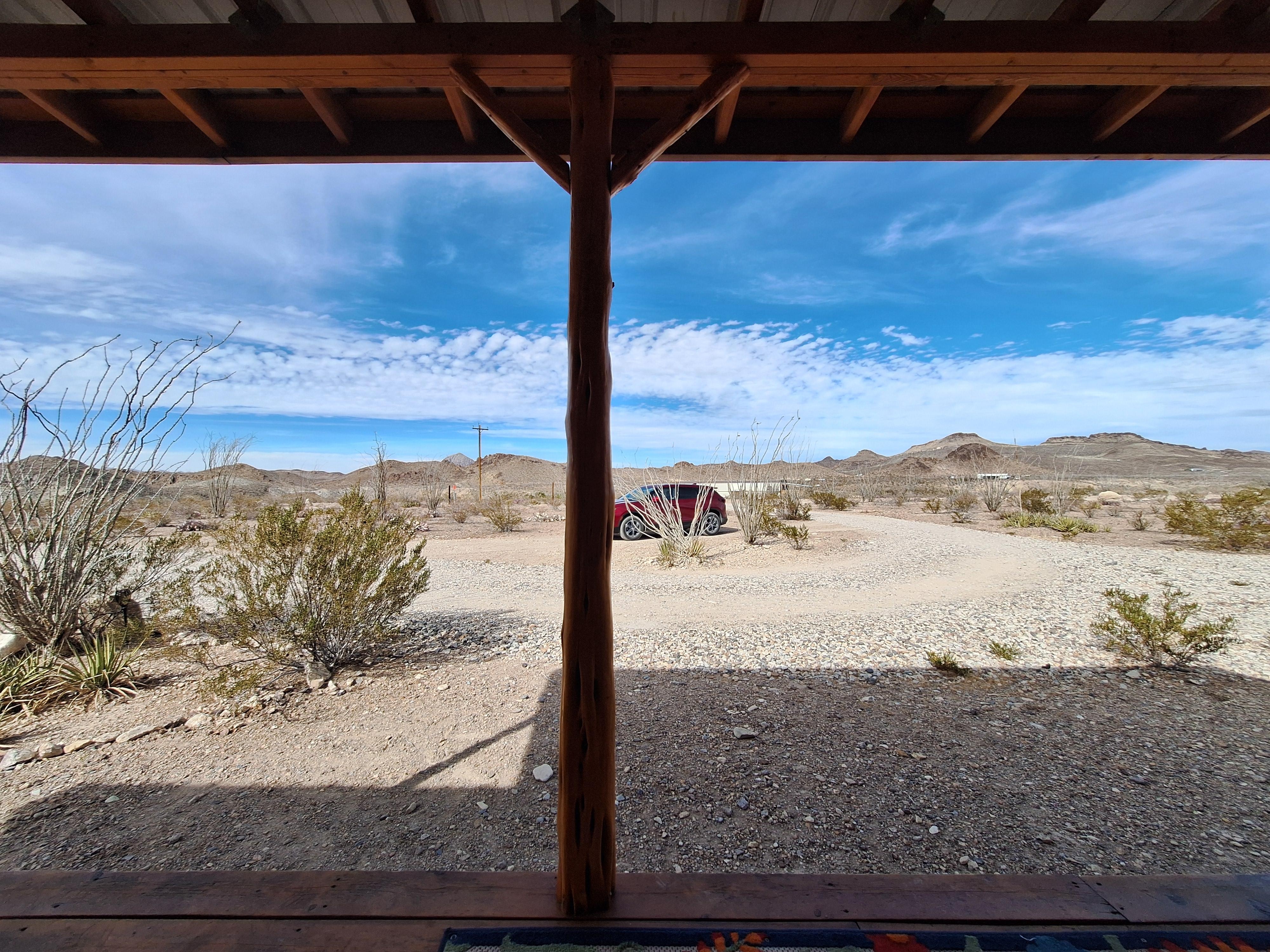 Sitting on the porch