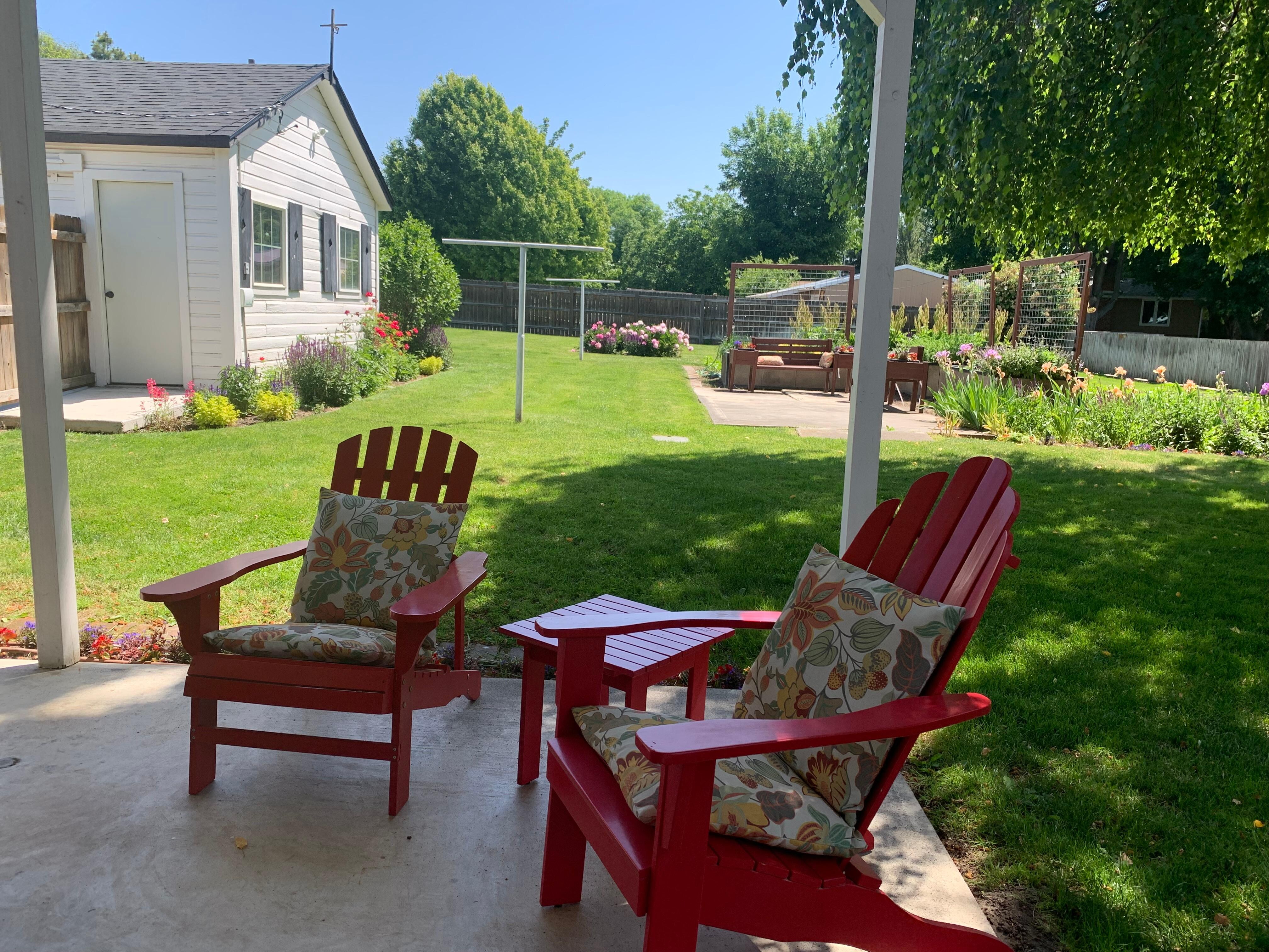 Back patio view
