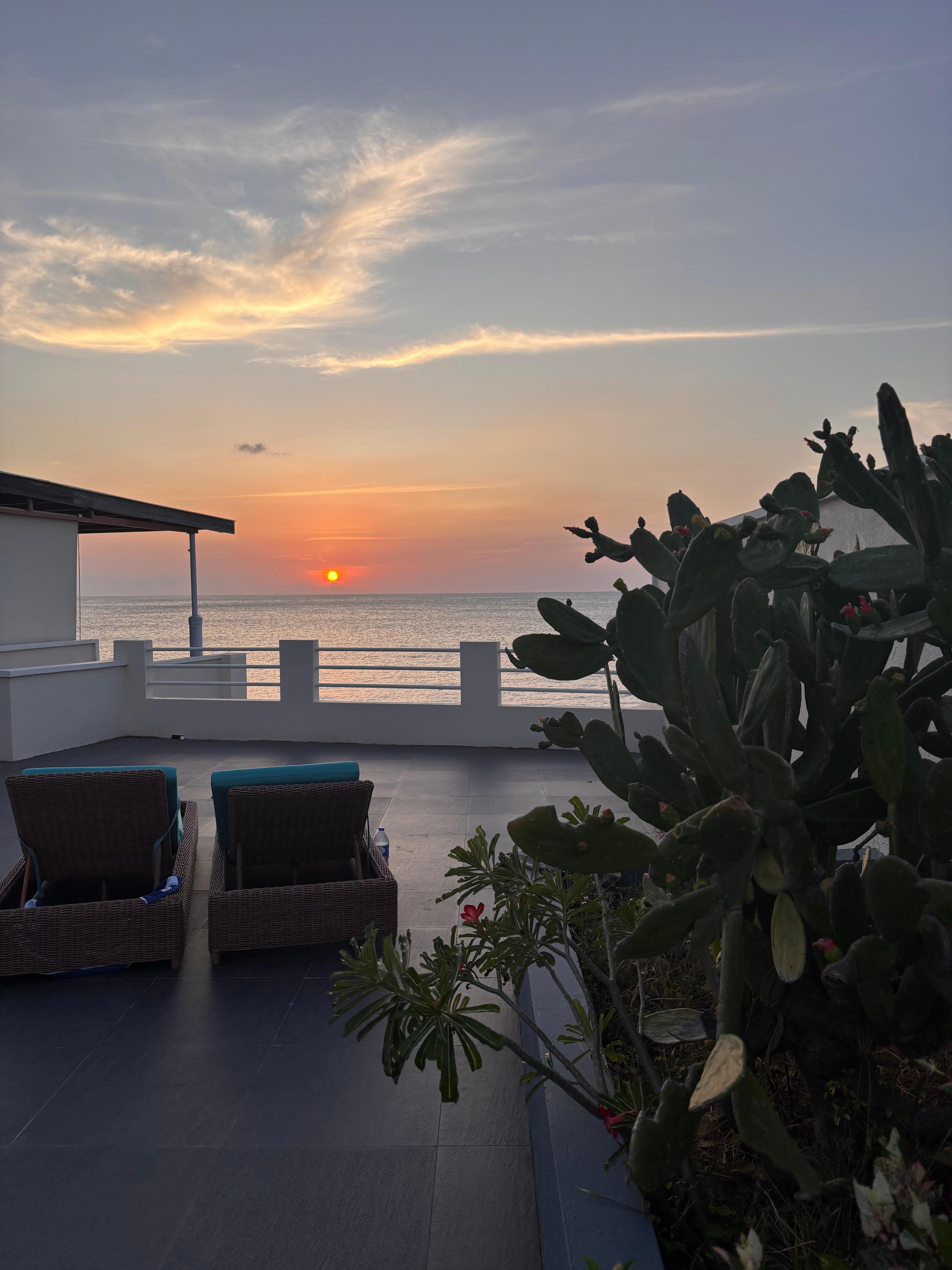 We were mesmerized by the sunset every evening