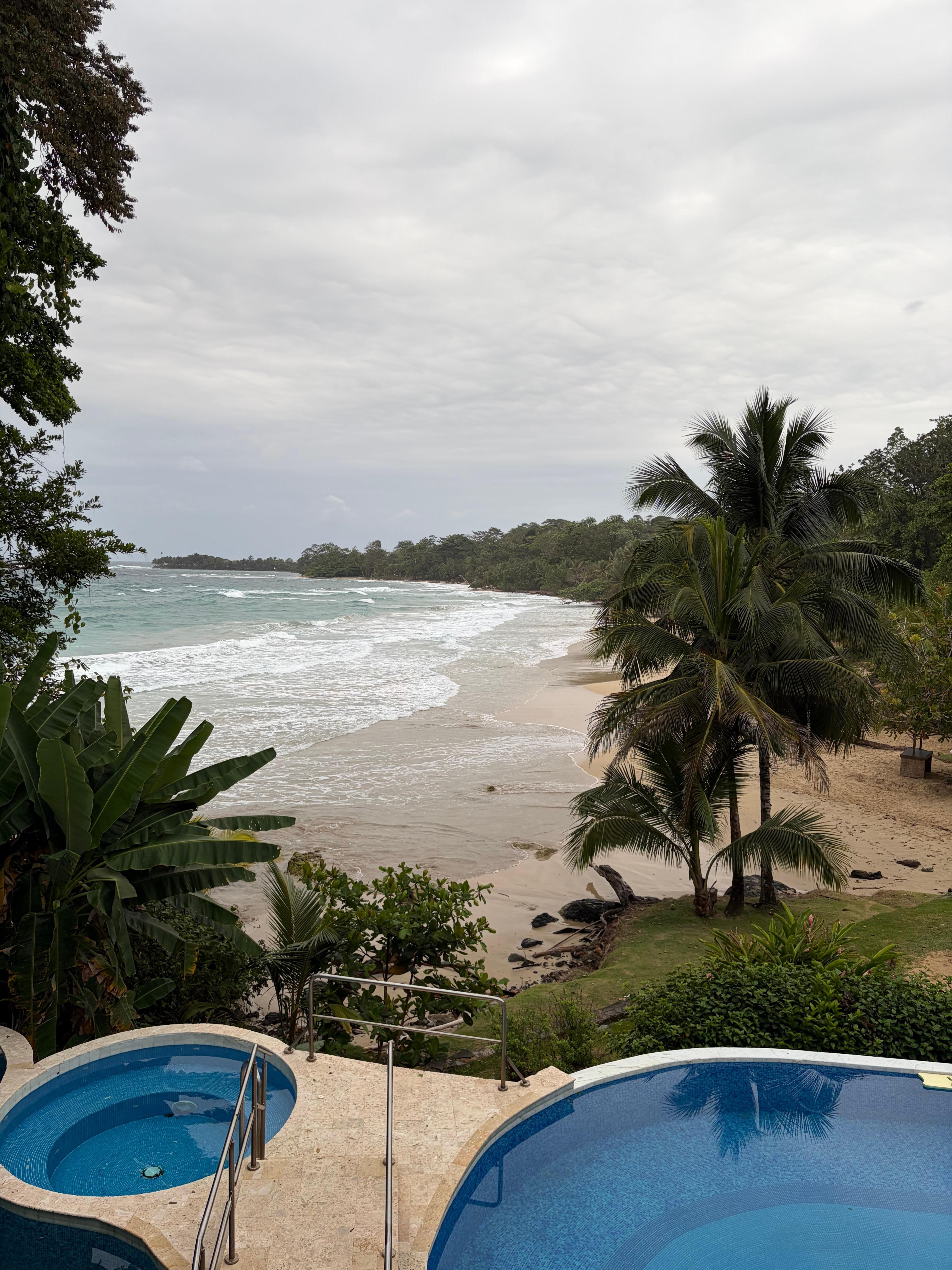 View from La Rosa beach club