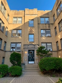 Close up exterior of courtyard