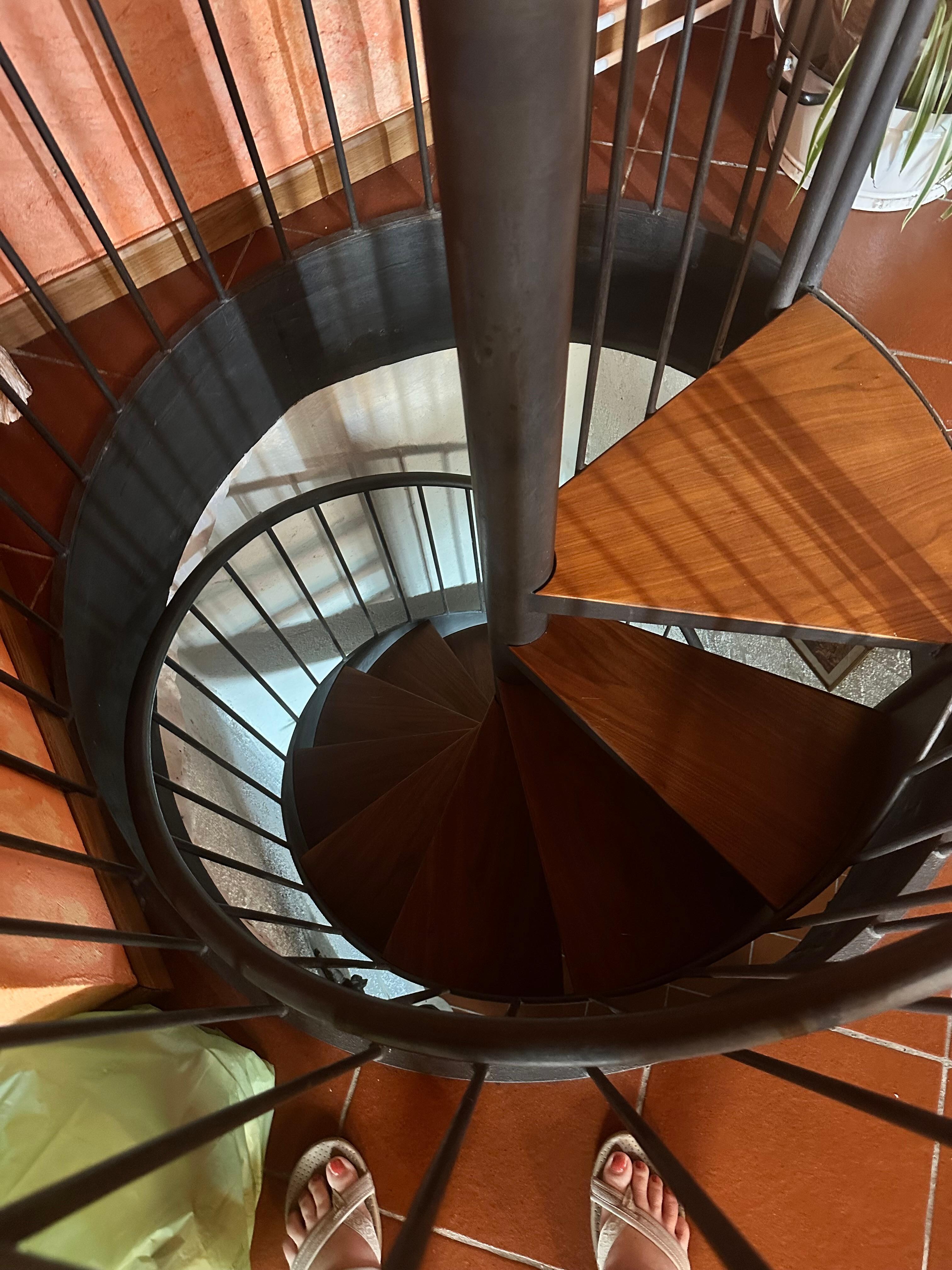 Loved the spiral staircase 