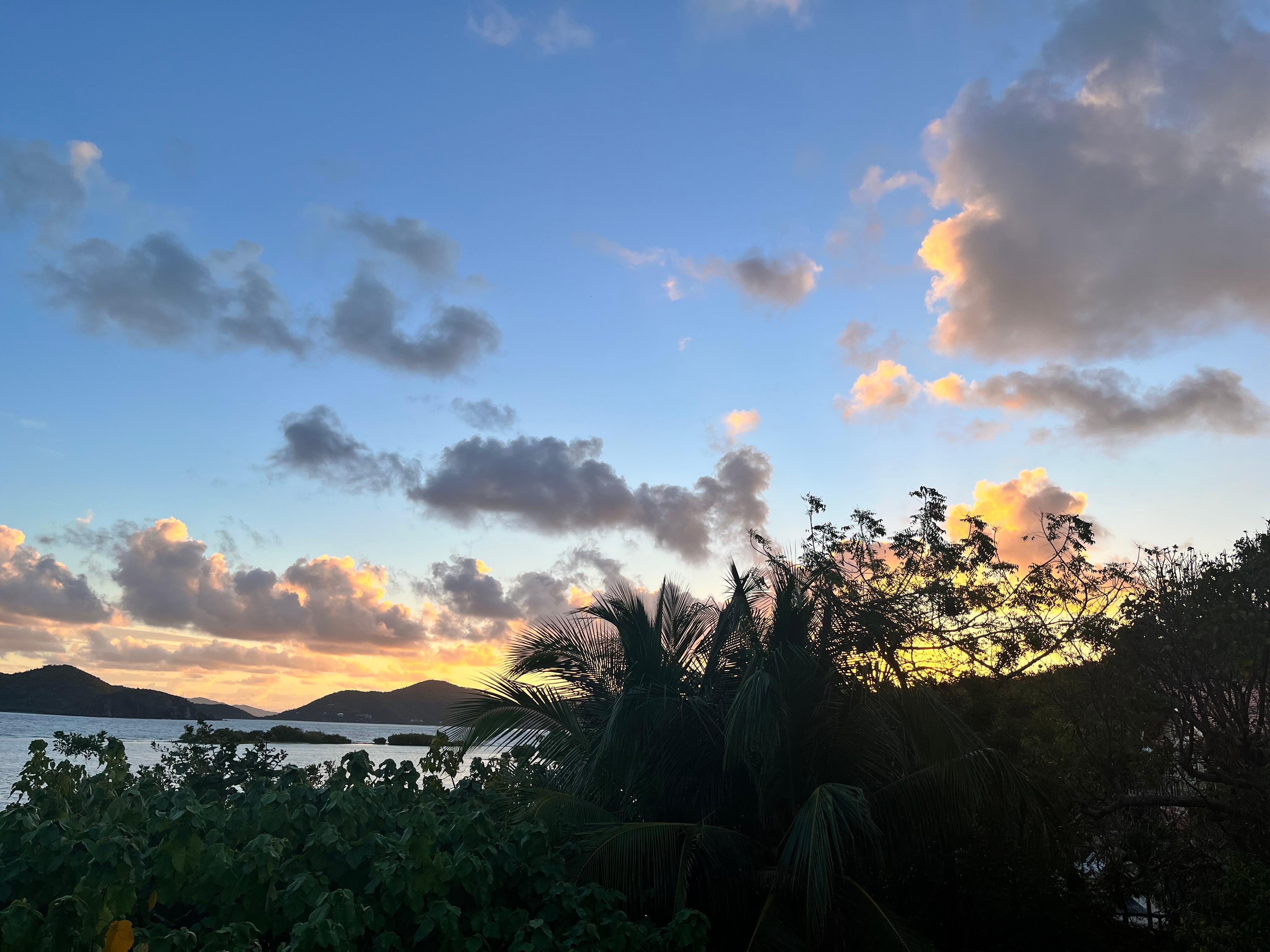 View to the East - sunrise.