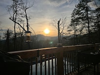 Sunset from the deck