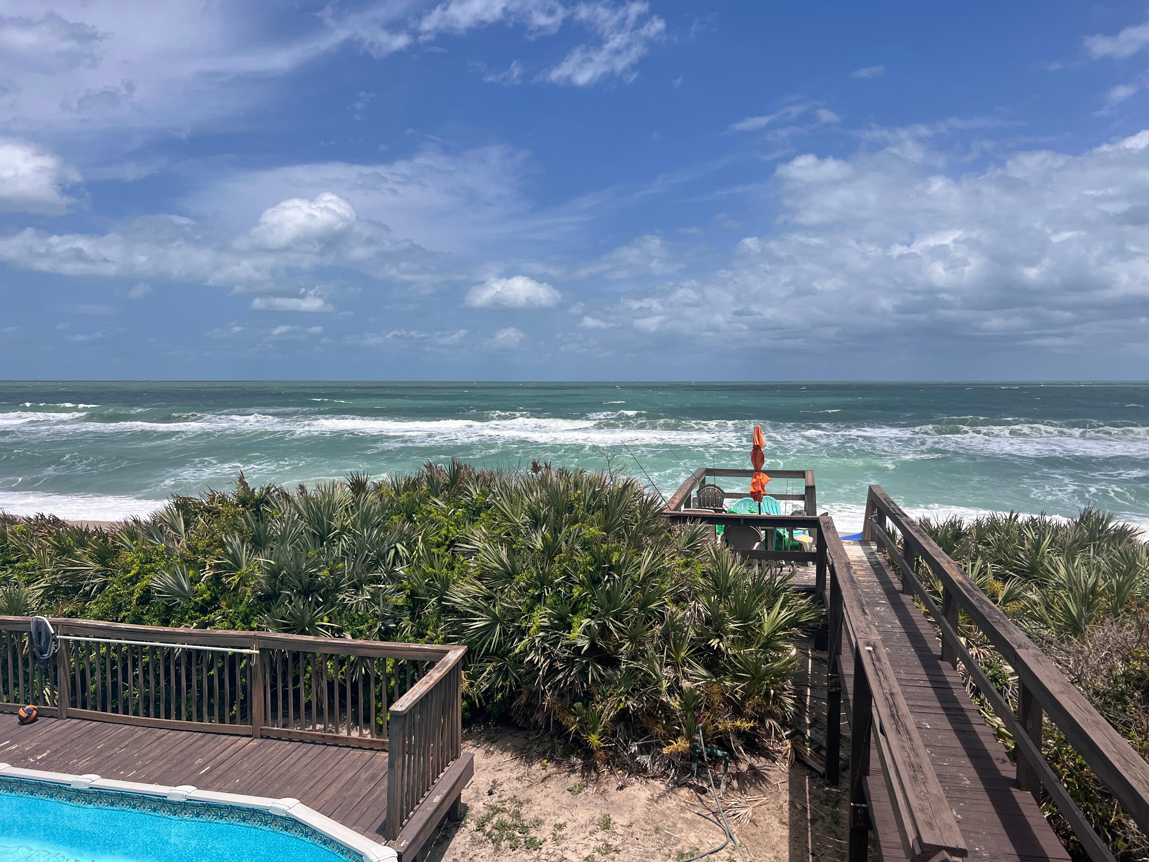 View from deck