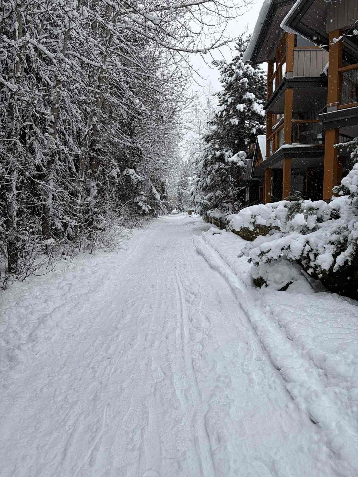 At the entrance to unit 42.