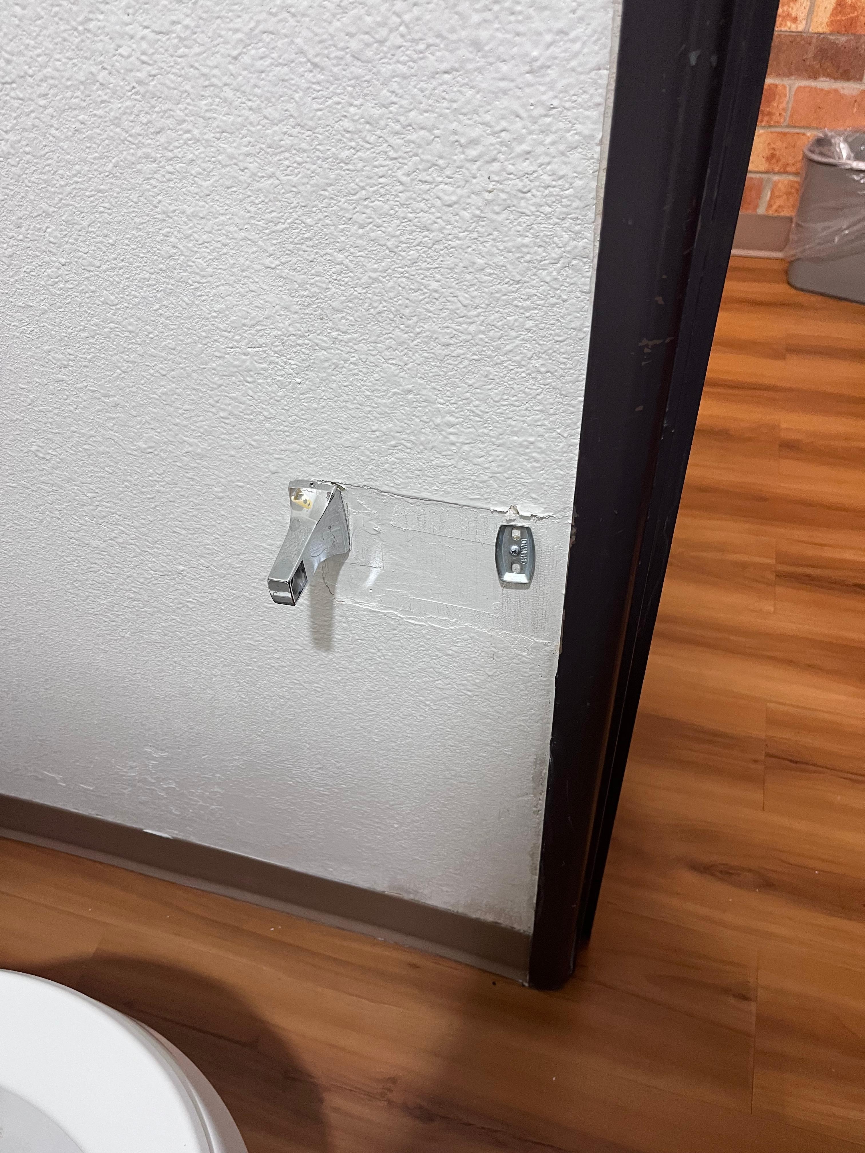 Toilet paper holder broken