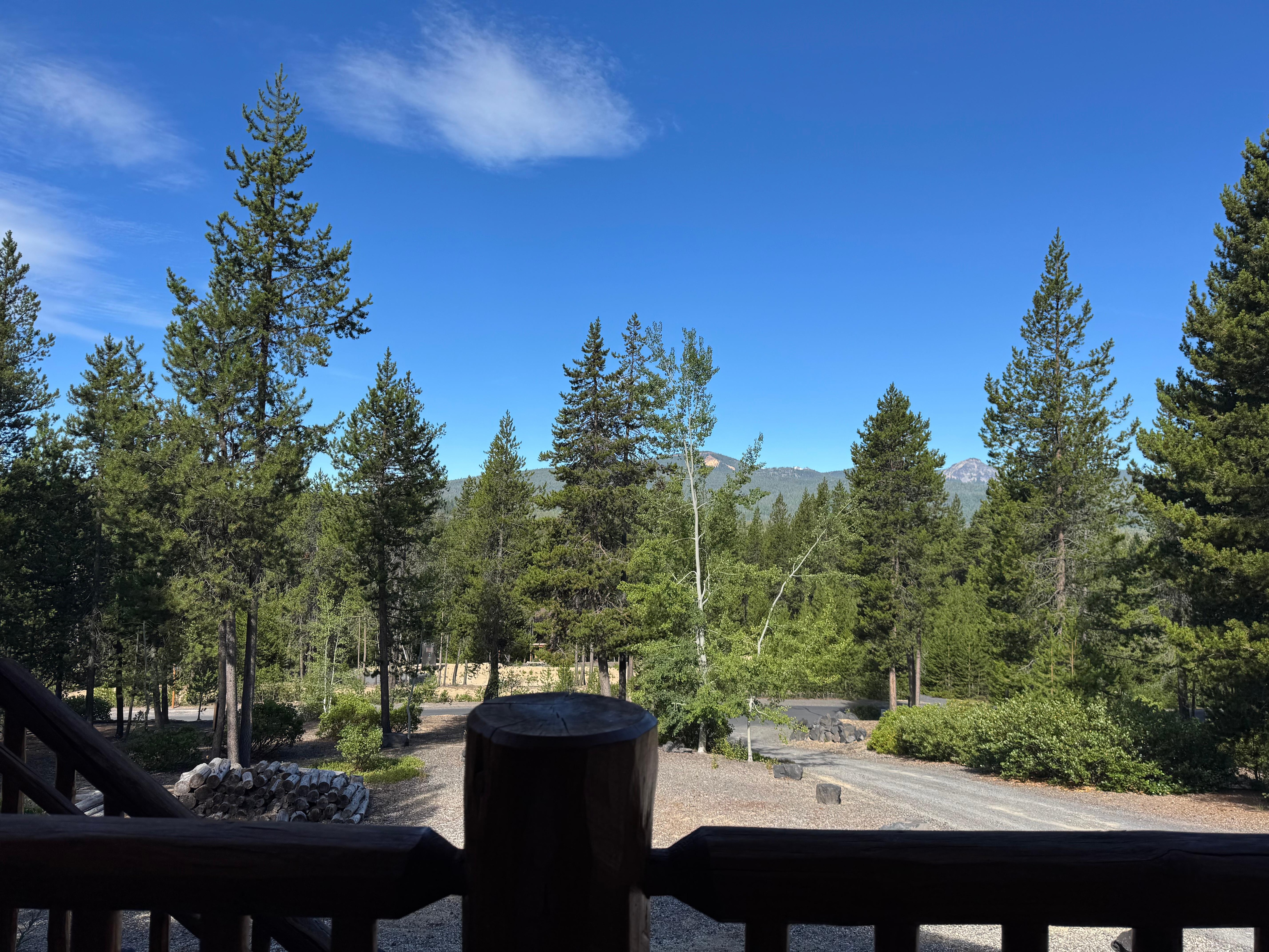 Our morning coffee view.