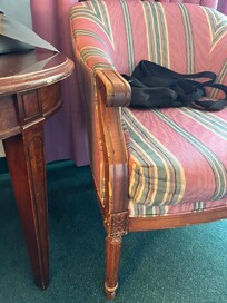 This table was scratched,& needed refinished