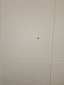 trou dans la douche