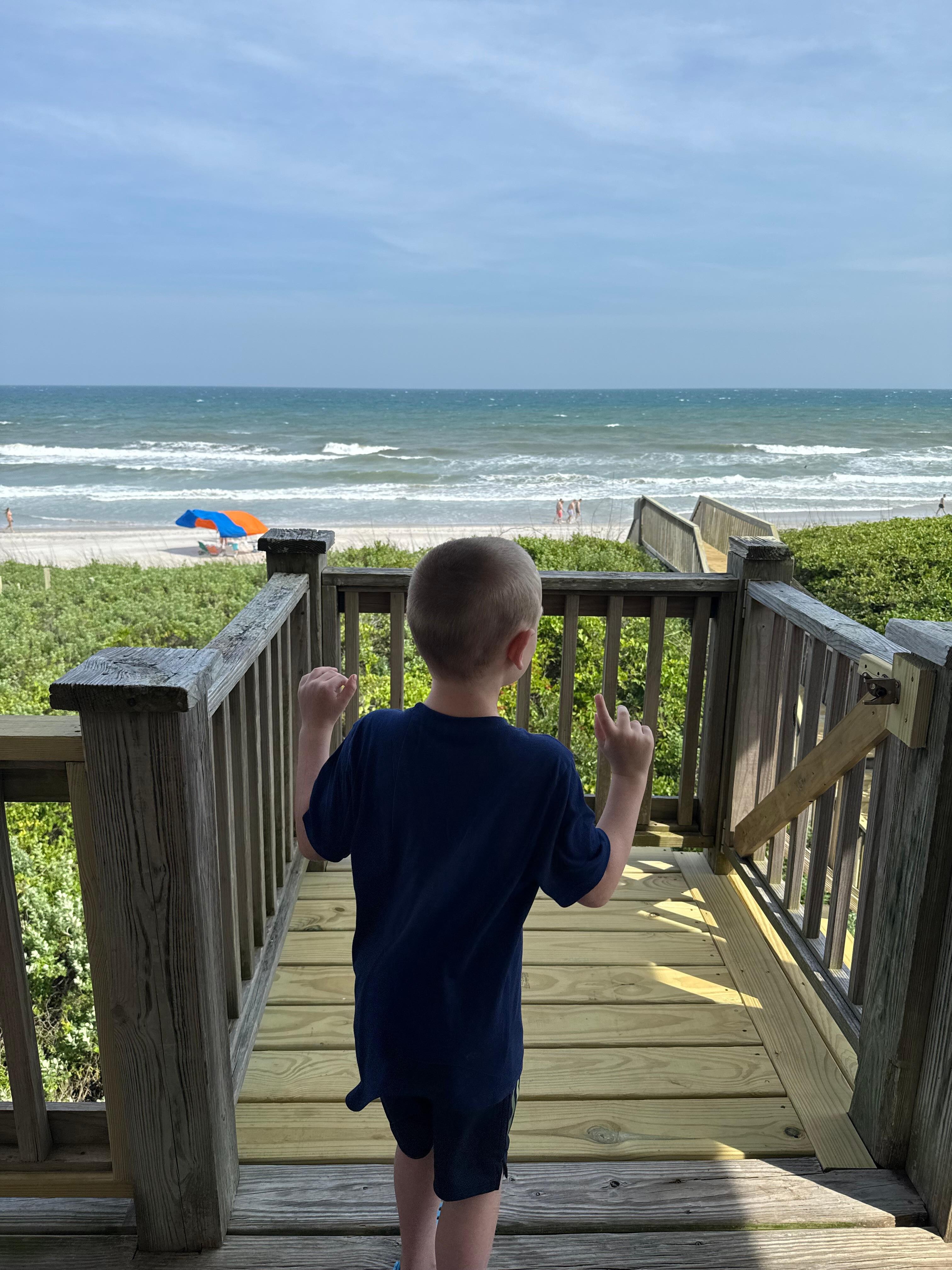 Easy beach access 