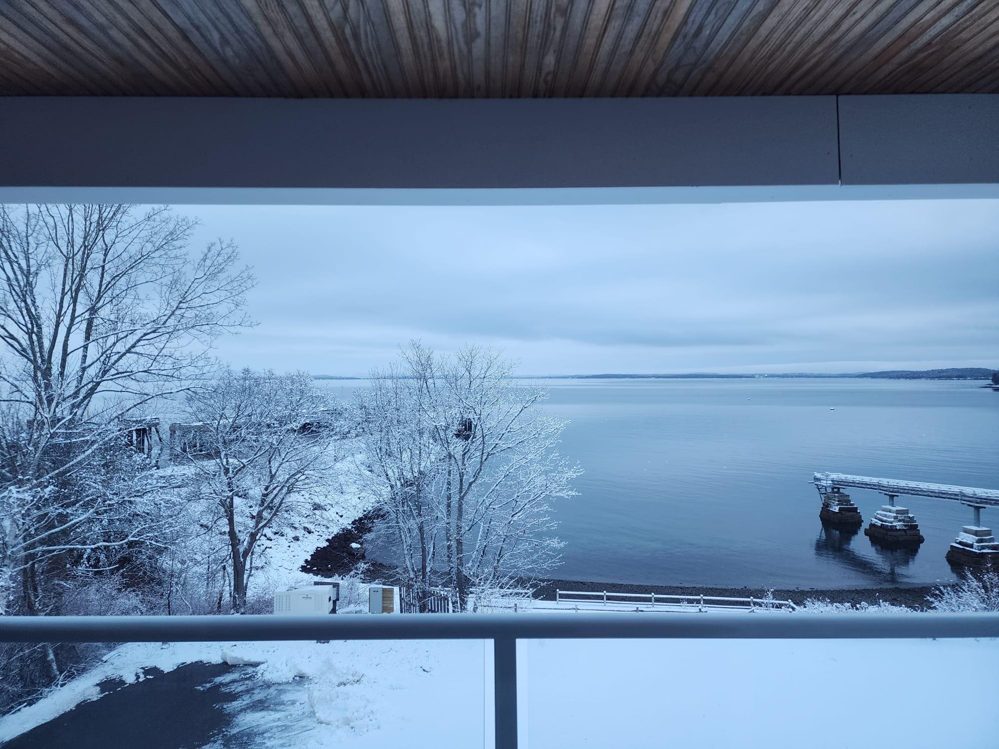 View from our balcony