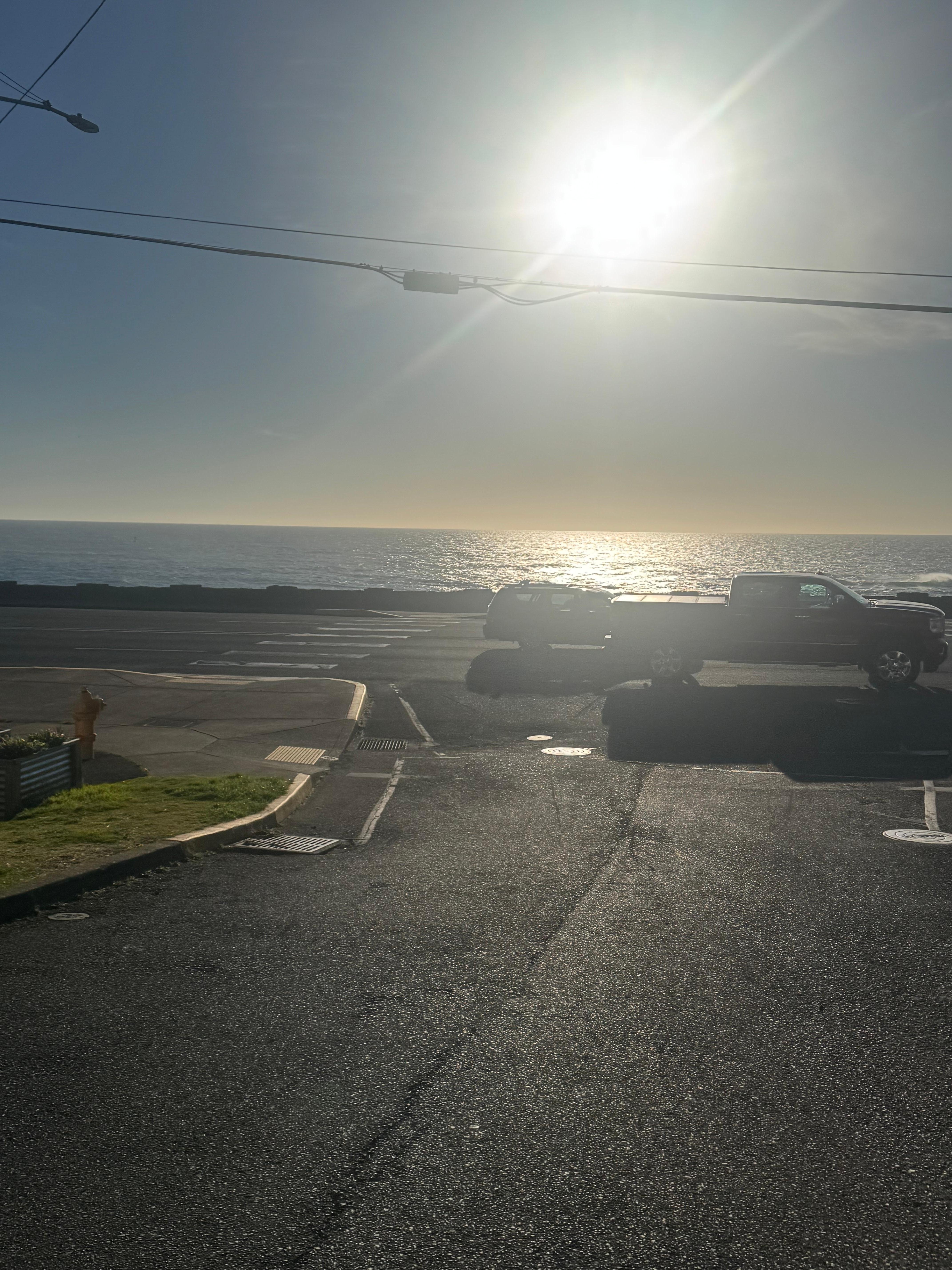  View from the driveway