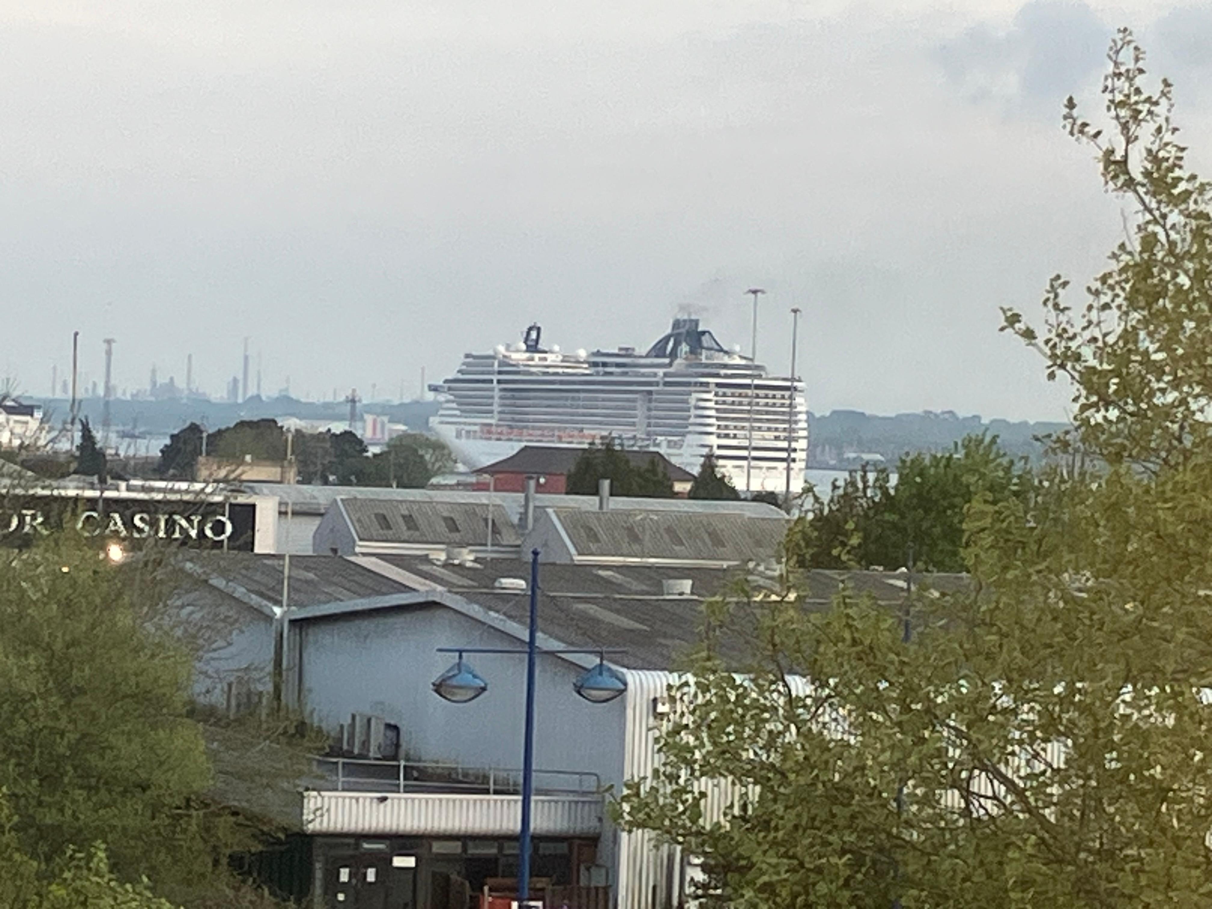 Utsikt från vårt fönster