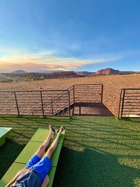 View from the rooftop community space