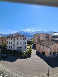 Blick aus unserem Zimmer im 3.Stock