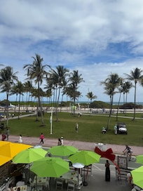 View from "Ocean View" room.