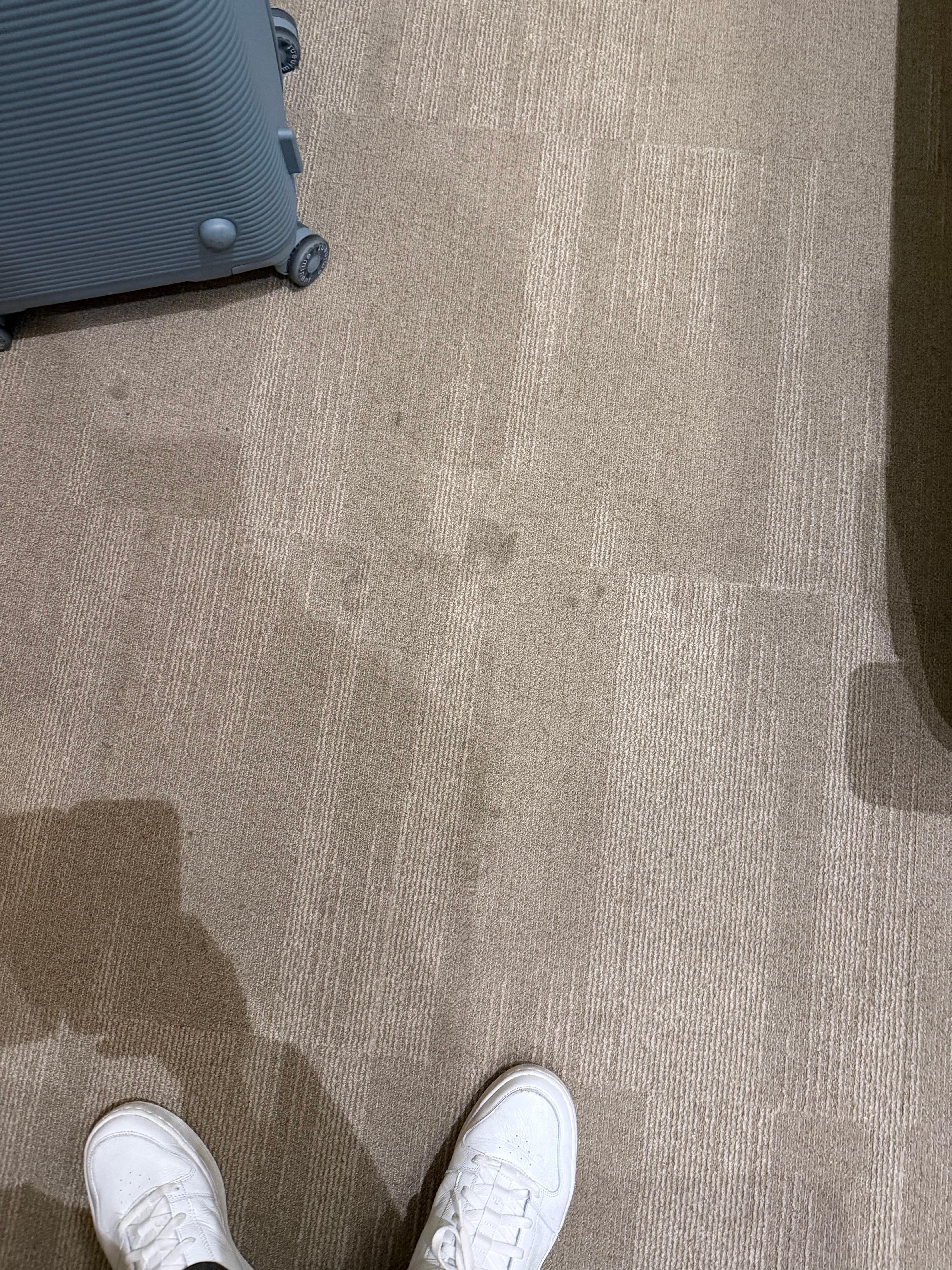 Stain on the carpet 
